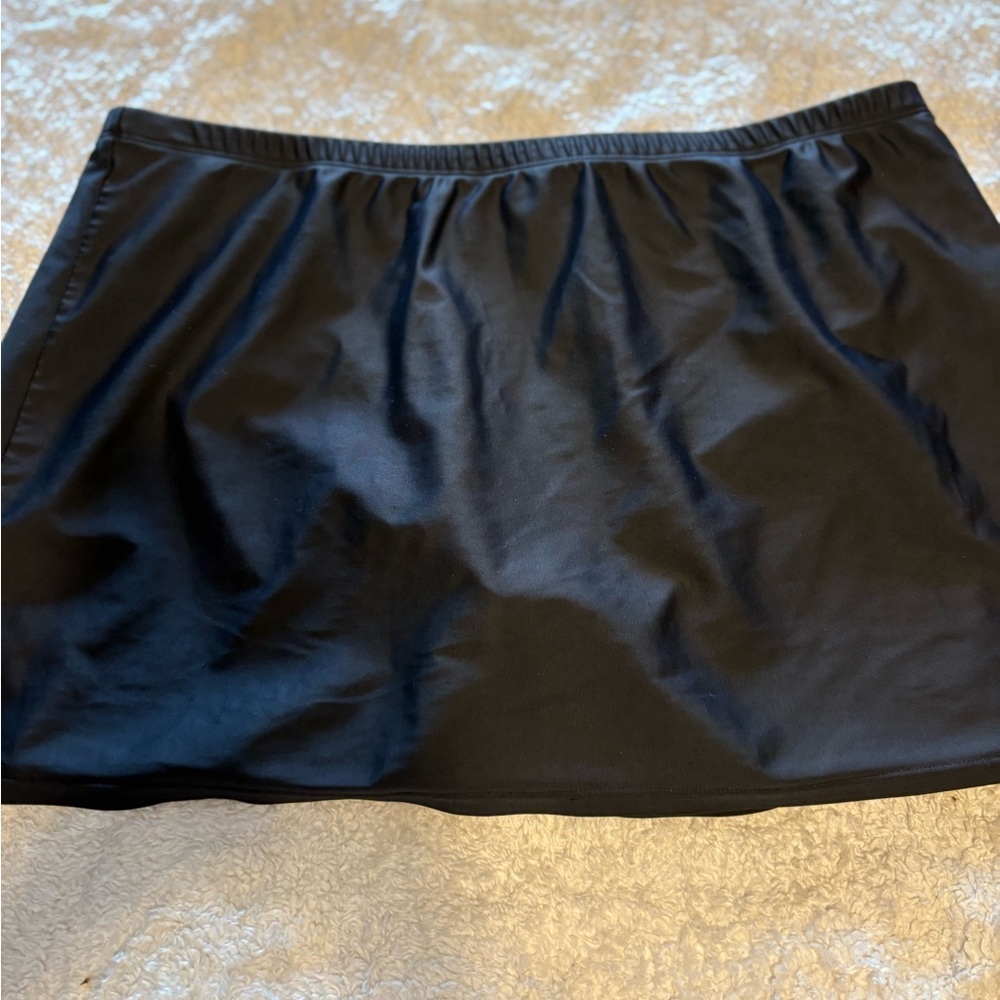 St. John's Bay Black Swim Skirt - Picture 3 of 7